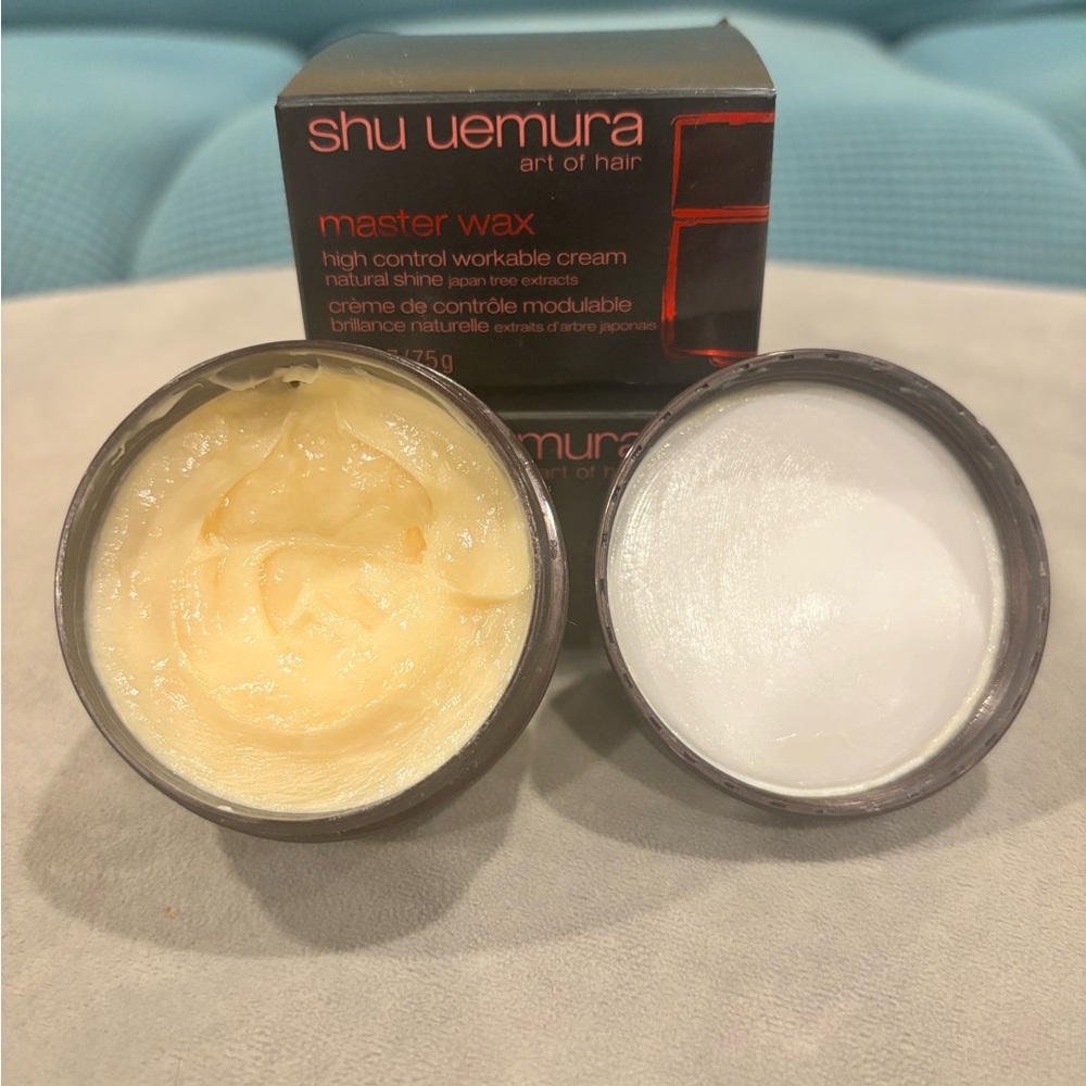 Three full Shu Uemura Hair Master Wax Black Jars - Picture 5 of 9